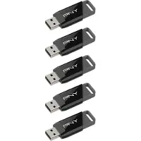 PNY Attaché X - Clé USB - 64 Go - USB 3.2 Gen 1 (pack de 5)