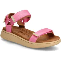Woden Sandales 'Line' caramel / pitaya