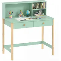 AIYAPLAY Bureau pour enfants avec tiroirs, étagères et espace de rangement