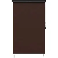 vidaXL Store enrouleur marron 180 x 250 cm, tissu et aluminium