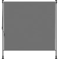 vidaXL Store d'extérieur , gris clair, 100 x 270 cm