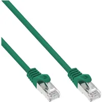 InLine 71507G Câble patch, F/UTP, Cat.5e, vert, 7m