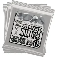 Ernie Ball Pack de 3 John Mayer Silver Slinky - 10,5-47,5-47