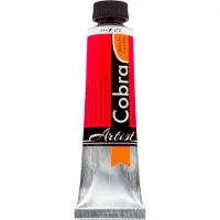 Cobra Peinture à l'huile - - Artist - Rouge permanent clair - 370 - Tube de 40ml