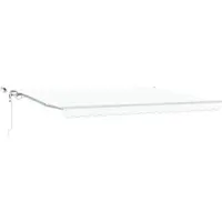 vidaXL , store enrouleur blanc, 450 x 350 cm, polyester