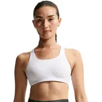 Nike Brassière de sport rembourrée à maintien ultra-élevé Rival pour femme - Blanc | Taille L (C-E)