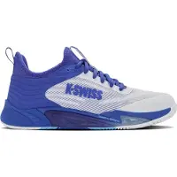K-Swiss Hommes, Chaussures de tennis, Hypercourt Pinnacle (42.5), Bleu, Blanc