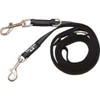 JULIUS K-9 Rubberized Training 20 Mm Dog Leash Noir 220 cm