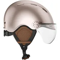CASR Casque vélo et trottinette avec visière Life Rose M