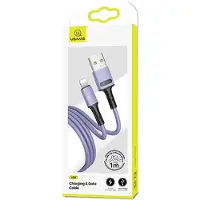 Usams Cable U52 Lightning 2A Fast Charge 1M Purple/Purple Sj434Usb04 (Us-Sj434)