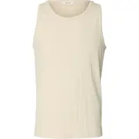 Selected T-Shirt 'SLHANDRE' crème