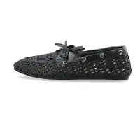 Bianco Mocassin 'Marlene' noir