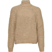 Superdry Femme Pull Col Roulé Slouchy Stitch Beige Taille: 36