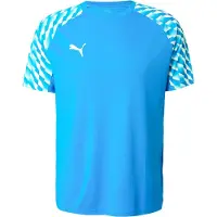 Puma T-Shirt fonctionnel 'TeamLiga26' bleu ciel / blanc