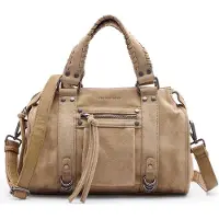 Fredsbruder Sac bandoulière 'Whipstitch Soul' sable