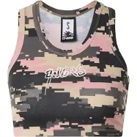 Dangerous DNGRS Haut 'Express' gris foncé / kaki / rose / noir
