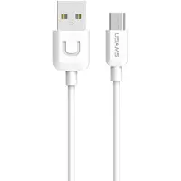 Usams U-Turn Câble microusb 1M Blanc/Blanc 2A Micusbxd02 (Us-Sj098)