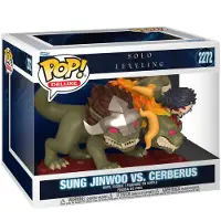 Funko POP! Solo Leveling POP! Figurine Deluxe en vinyle Jinwoo contre Cerberus 9 cm