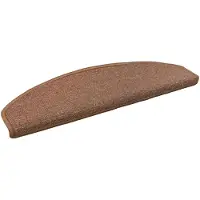 vidaXL Protège-marches autocollants, lot de 15, marron, 80 x 24,5 x 3,5 cm