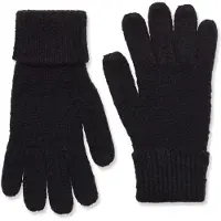 Pieces Gants 'PYRON' noir chiné