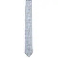 BOSS Cravate en soie mélangée à motif jacquard