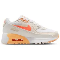 Nike Air Max 90 - Sneakers Bébé - Blanc - Pointure 31.5 - Cuir, Synthétique
