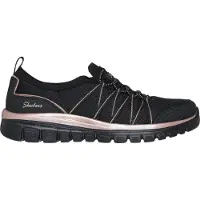 SKECHERS Baskets gracieuses Femme Noir