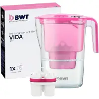 BWT Vida avec 1 cartouche filtrante, Carafe filtrante, Pink