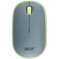 Acer Wireless Bubble Mouse - AMR100 Blue (Retail pack), Droitier et gaucher, Optique, RF sans fil, 1600 DPI, Bleu, Vert