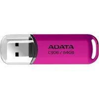 ADATA Pendrive C906 USB2.0 rose (64 Go, USB-A), Clé USB, Pink