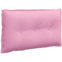 vidaXL Coussin de Dos Rose 80 x 19 x 50 cm tissu