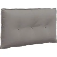vidaXL Coussin de Dos Taupe 80 x 19 x 50 cm tissu