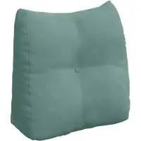 vidaXL Coussin de Dos Vert Mer 45 x 24 x 50 cm Velours