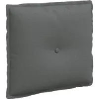 vidaXL Coussin de Dos Gris foncé 50 x 19 x 45 cm tissu