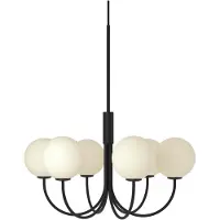 Herstal Lustres , BALLON, dimmable, Noir, Salon / séjour, Métal, Design