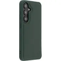 Accezz Coque arrière Edge avec MagSafe pour Samsung Galaxy S25 - Vert