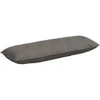 vidaXL Coussin lombaire , gris clair, 140 x 50 cm, tissu cordé