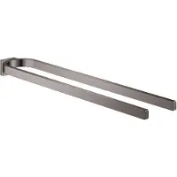 GROHE Porte-serviettes Selection double dur graphite poli 41059A00
