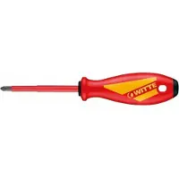 Witte Phillips Maxx Vde Ph4x200 Mm Insulated Cross-shaped Screwdriver Rouge