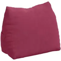 vidaXL Coussin dorsal rouge vin 45 x 20 x 35 cm Tissu velours côtelé