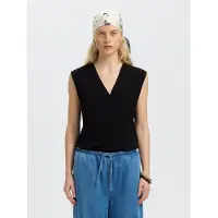 Selected Haut 'SLFBERTA BELLIS' noir