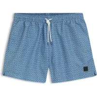 BOSS Short de bain imprimé avec badge logoté