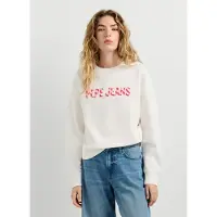 Pepe Jeans Sweat-shirt 'Celeste' rose / rouge sang / blanc
