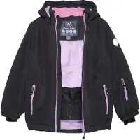 Color Kids Veste de sport violet pastel / noir