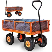 FUXTEC Chariot de jardin à benne FUXTEC FX-GW350