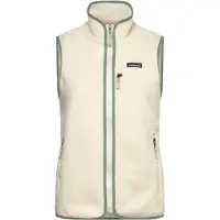 Patagonia - Polaire sans manches en Polartec&reg; - W's Retro Pile Vest Natural w/Ellwood Green pour Femme - Taille S - Beige