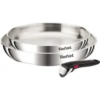 Tefal L8969345 Ingenio Emotion, Set 3p, Inox Non Revêtu
