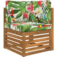 vidaXL Coussin De Canapé D'extérieur 3 Pcs Coloré Polyester