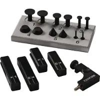 TECWERK Jeu d'instruments de mesure 18 pièces adapté à pied à coulisse numérique