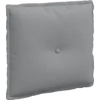 vidaXL Coussin de Dos Gris clair 50 x 19 x 45 cm tissu